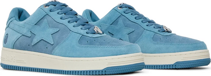 Men's A Bathing Ape Bape Sta Low Blue Shoes
