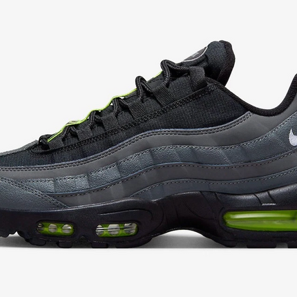 Men's Nike Air Max 95 Grey Black Neon Shoes