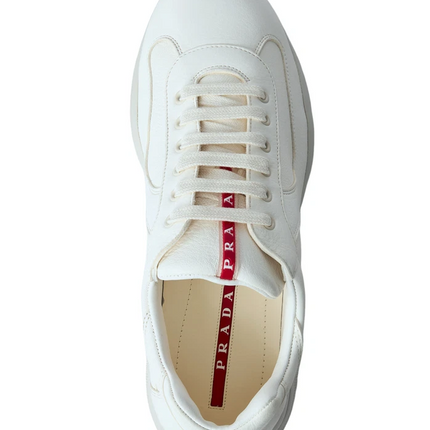 Men's Prada America's Cup Ivory Sneakers