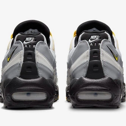 Men's Nike Air Max 95 Black-White-Yellow Shoes