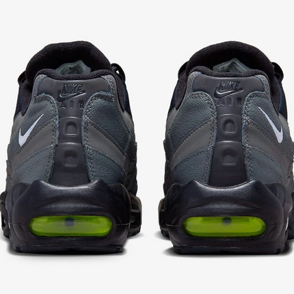 Men's Nike Air Max 95 Grey Black Neon Shoes