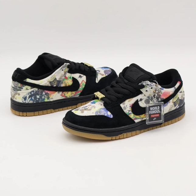 Men's  Nike SB Dunk Low Supreme Rammellzee Shoes