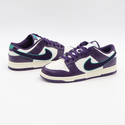 Men's Nike Dunk Low Chenille Swoosh Grand Purple Shoes