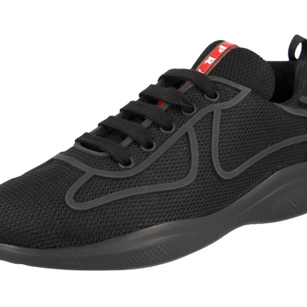 Men's Prada America's Cup Black Sneakers