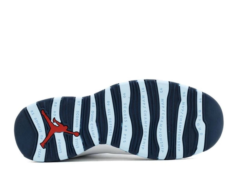 Men's Nike Air Jordan 10 Ice Blue Shoes
