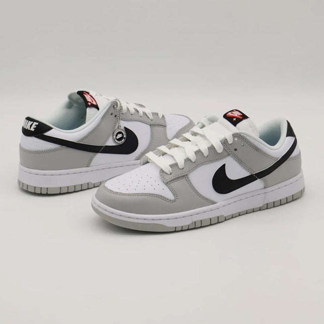 Men's Nike Dunk Low Lottery Pack Grey Fog Light Crimson Gray Shoes