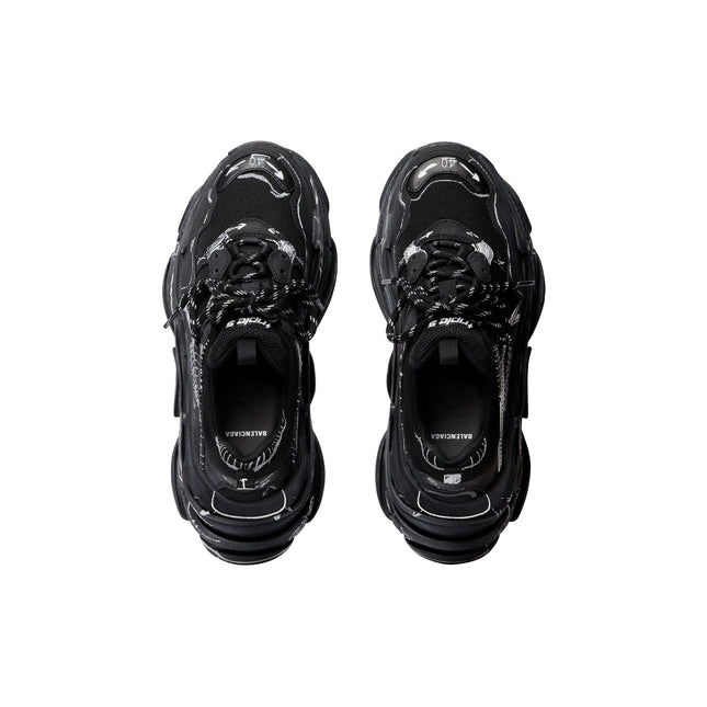 Men's Balenciaga Triple S Sketch Trainers Black Sneakers