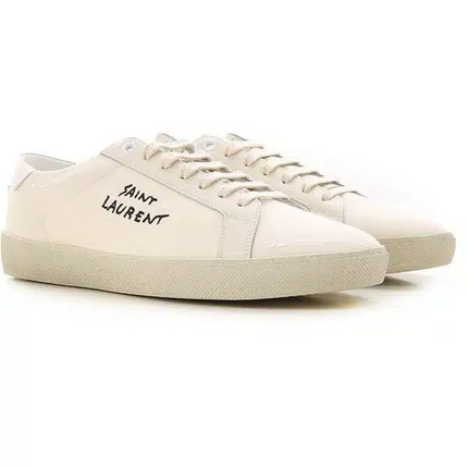 Men's Saint Laurent Court Classic SL06 Cream Sneakers
