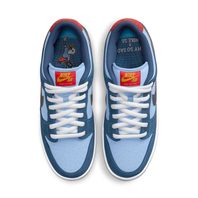 Men's Nike x Why So Sad SB Dunk Low Pro Coastal Blue Shoes