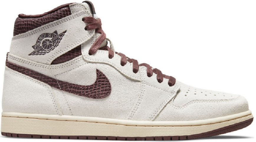 Men's Nike A Ma Maniere x Air Jordan 1 High OG Airness Shoes