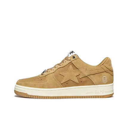 Men's A Bathing Ape Bape Sta Low Beige Shoes