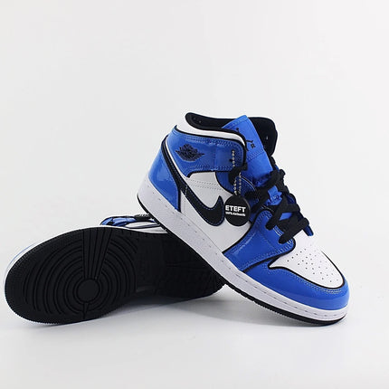 Men's Nike Air Jordan 1 High Signal Blue Shoes