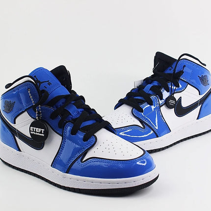 Men's Nike Air Jordan 1 High Signal Blue Shoes