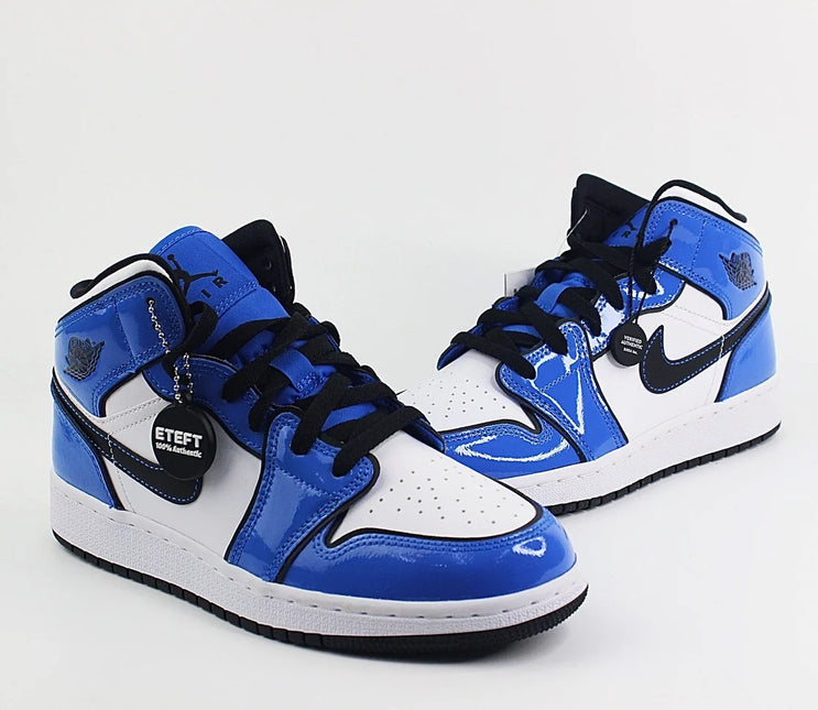 Men's Nike Air Jordan 1 High Signal Blue Shoes