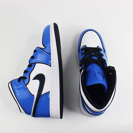 Men's Nike Air Jordan 1 High Signal Blue Shoes
