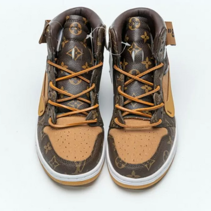 Men's Tenis Nike Air Jordan 1 High X Off White Louis Vuitton Shoes