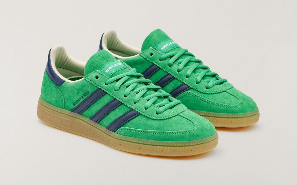 Men's adidas Handball Spezial Green Navy Shoes