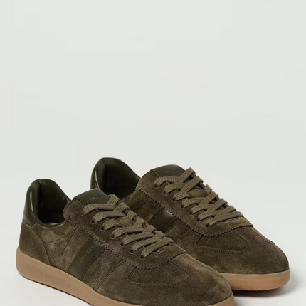 Men's Tom Ford Suede Sneakers With Panels Khaki