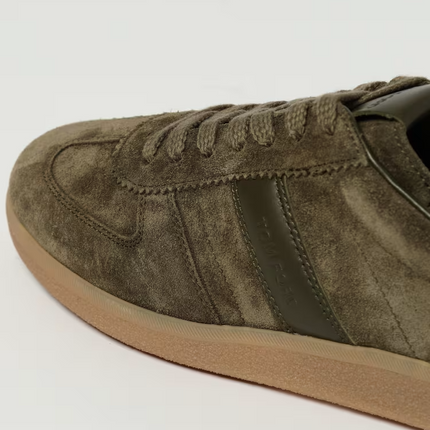 Men's Tom Ford Suede Sneakers With Panels Khaki