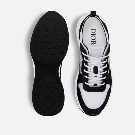Men's Dior B25 Runner Black Suede Sneakers