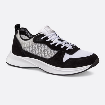 Men's Dior B25 Runner Black Suede Sneakers
