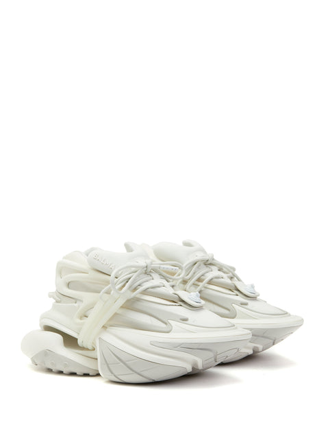 Men's Balmain Unicorn Low-Top White Sneakers