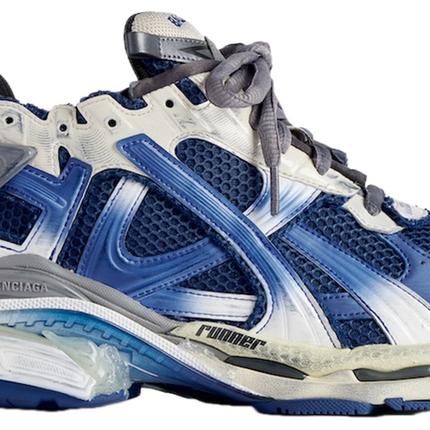 Men's Balenciaga Runner Gradient Trainers Blue Shoes