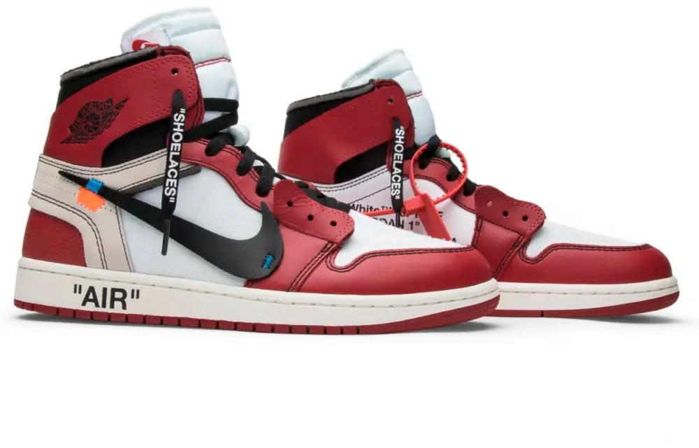 Men's Nike Off-White x Air Jordan 1 Retro High OG Chicago Shoes