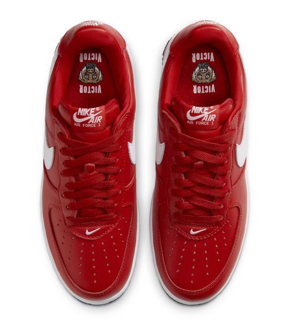 Men's Victor Victor x Nike Air Force 1 Low '01 University Red Shoes