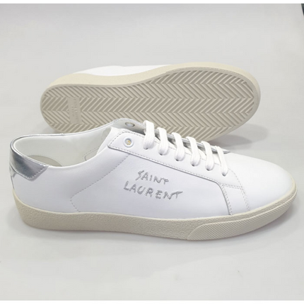 Men's Saint Laurent Court Classic SL06 White Sneakers
