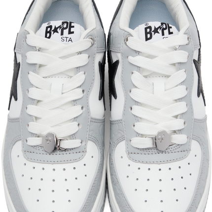 Men's A Bathing Ape Bape Sta Low Gray Shoes