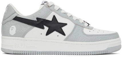 Men's A Bathing Ape Bape Sta Low Gray Shoes