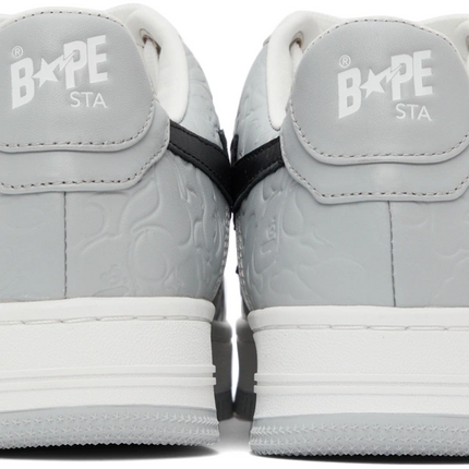 Men's A Bathing Ape Bape Sta Low Gray Shoes