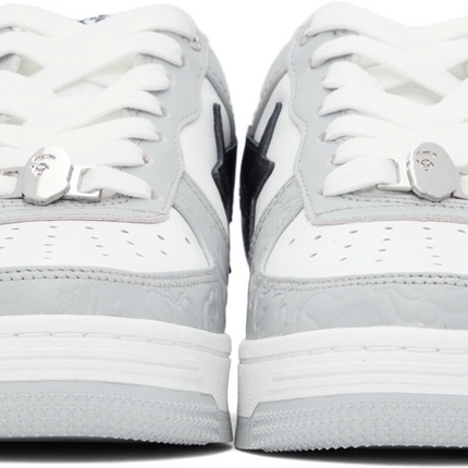 Men's A Bathing Ape Bape Sta Low Gray Shoes