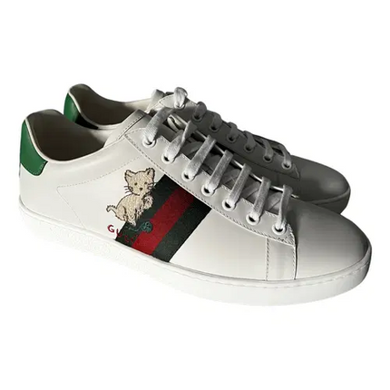 Men's Gucci Rhyton Kitten Sneakers