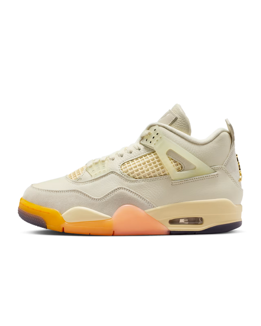 Men's Nike Air Jordan 4 Coconut Milk and Bright Mango Shoes
