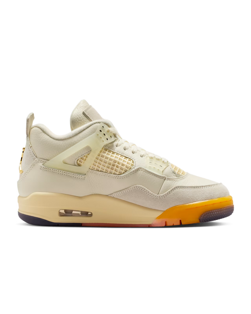 Men's Nike Air Jordan 4 Coconut Milk and Bright Mango Shoes