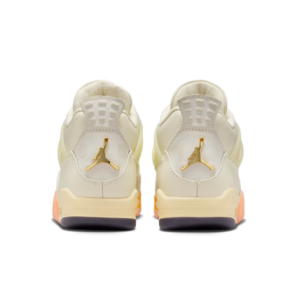 Men's Nike Air Jordan 4 Coconut Milk and Bright Mango Shoes