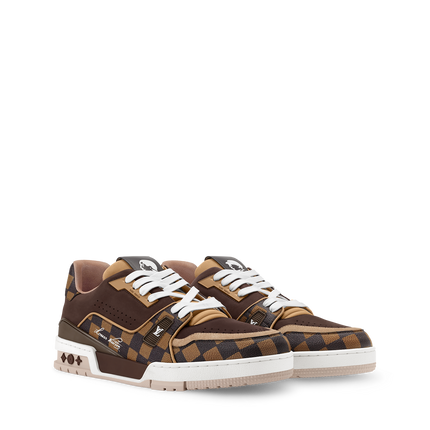 Men's Louis Vuitton Trainer Brown Sneakers